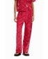 Women's Tailored floral lace trousers