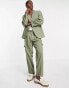 Viggo viera technical suit cargo trousers in khaki