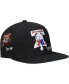 Men's Black Philadelphia 76ers Hardwood Classics Timeline Fitted Hat