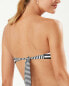 Tommy Bahama 285830 Breaker Bay Striped Bandeau Bikini Top, Size Large