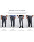 Men's Active Series Slim-Fit Stretch Solid Casual Pants