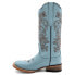 Ferrini Ella Embroidery Square Toe Cowboy Womens Blue Casual Boots 8109325