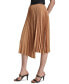 Women's Asymmetric Pleated Pull-On Midi Skirt