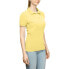 Page & Tuttle Solid Jersey Short Sleeve Polo Shirt Womens Yellow Casual P39919-S