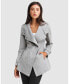 Women NEW FIT Bad Girl Wool Blend Moto Coat