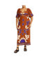 Plus Size Nala Print Maxi Dress