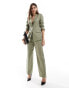 & Other Stories linen blazer in khaki