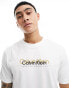 Calvin Klein logo t-shirt in white