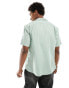 Lee short sleeve chetopa cotton twill revere collar shirt in light green