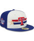 Men's Cream/Royal Texas Rangers 2024 MLB All-Star Game Workout 59FIFTY Fitted Hat