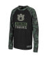 Big Boys Black, Camo Auburn Tigers OHT Military-Inspired Appreciation Raglan Long Sleeve T-shirt