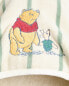 Children’s winnie the pooh velour hooded towel