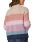 Petite Colorblocked Dropped-Shoulder Sweater