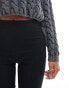 ASOS DESIGN Petite tailored high waist skinny trousers in black