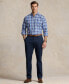 Men's Big & Tall Plaid Stretch Poplin Shirt