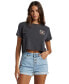 Juniors' Para Paradise Graphic Cropped Tee