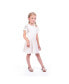 Child Shiloh Cream Gold Solid Jersey Dress