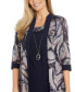 Petite 2-Pc. Printed Jacket & Necklace Dress Set