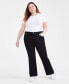 Plus Size Mid Rise Curvy Bootcut Jeans, Created for Macy's