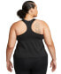 Plus Size Active Medium-Support Padded Sports Bra Tank Top