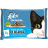 PURINA Felix Selection Fishs 4x85g Cat Snack 12 Units