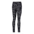 Puma Essentials Abstract Logo Graphic Leggings Womens Black, Grey Athletic Casua