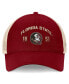 Men's Garnet Florida State Seminoles Heritage Waylon Trucker Adjustable Hat