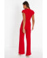 Women's Scuba Crepe High Neck Palazzo Jumpsuit