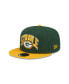 Men's X Staple Green, Gold Green Bay Packers Pigeon 9Fifty Snapback Hat