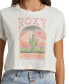 Juniors' Saguaro Graphic Cropped T-Shirt