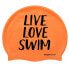 BUDDYSWIM Live Love Swim Silicone Swimming Cap