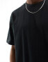 Cotton On box fit plain t-shirt in black