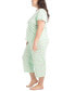 Plus Size 2-Pc. Garden Grove Capri Pajamas Set