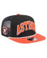 Men's Black Houston Astros Throwback Mesh back Golfer Hat