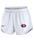 Women's White San Francisco 49ers Tempo Shorts