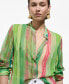 Women's Semi-Transparent Printed Blouse