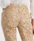 Women's Floral-Print Ditsy Hampton Chino Rolled-Cuff Pants