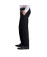 Comfort Stretch Solid Skinny Fit Flat Front Dress Pant