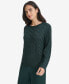 Women's Metallic Cable-Knit Sweater