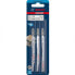 BOSCH PROFESSIONAL Expert 2-Side-Clean Jigsaw Blade Set 3 Units