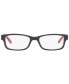 Polo Prep PP8518 Men's Rectangle Eyeglasses