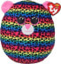 TY Squish-a-Boos Dotty wielokolorowy lampart 30cm