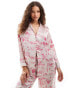 Free People western print pyjama set in pink