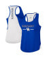 Women's Royal Kentucky Wildcats Sachs 2-Hit Scoop Neck Racerback Tank Top