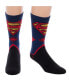 Men's Classic Shield Knit Crew Socks with Logo