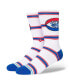 Men's Brooklyn Nets Hardwood Classics Stripes Crew Socks