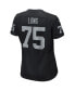 Women's Howie Long Black Las Vegas Raiders Game Retired Player Jersey