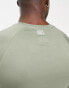 HIIT long sleeve training top in khaki