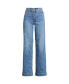 Petite Recover High Rise Wide Leg Blue Jeans