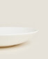 Bone china soup plate